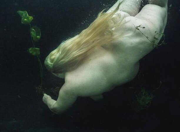 Mariken Wessels, &lsquo;Nude, Water and Green Leaves III,&rsquo; 2018 found via @somber.hour 🌿